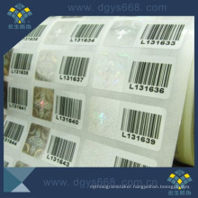 Security Barcode Hologram Sticker